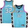 Spurs #32 Ed Johnson 2022-2023 Green City Edition Twill Jersey