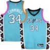 Spurs #34 Terry Cummings 2022-2023 Green City Edition Twill Jersey