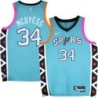 Spurs #34 Antonio McDyess 2022-2023 Green City Edition Twill Jersey