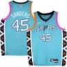 Spurs #45 Frankie Sanders 2022-2023 Green City Edition Twill Jersey