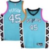 Spurs #45 Chuck Person 2022-2023 Green City Edition Twill Jersey