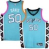 Spurs #50 Willie Davis 2022-2023 Green City Edition Twill Jersey