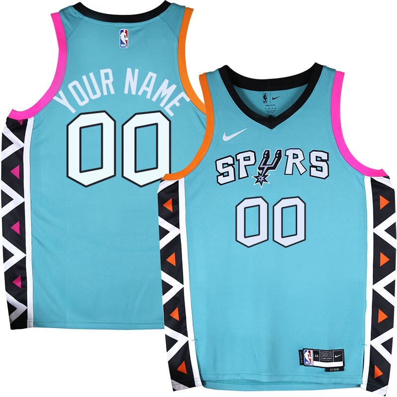 Custom Spurs Your Name/Number 2022-2023 Green City Edition Twill Jersey