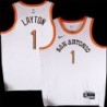 Spurs #1 Mo Layton 2023-2024 City Edition Twill Jersey