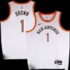 Spurs #1 Shannon Brown 2023-2024 City Edition Twill Jersey