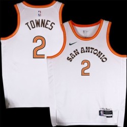 Spurs #2 Linton Townes 2023-2024 City Edition Twill Jersey