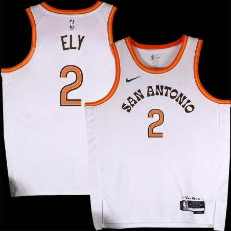 Spurs #2 Melvin Ely 2023-2024 City Edition Twill Jersey