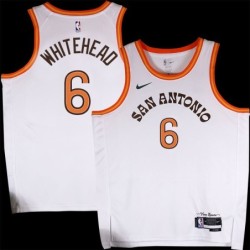 Spurs #6 Jerome Whitehead 2023-2024 City Edition Twill Jersey