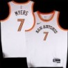 Spurs #7 Pete Myers 2023-2024 City Edition Twill Jersey