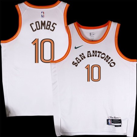 Spurs #10 Glen Combs 2023-2024 City Edition Twill Jersey