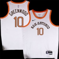 Spurs #10 Dave Greenwood 2023-2024 City Edition Twill Jersey