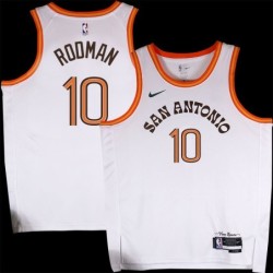 Spurs #10 Dennis Rodman 2023-2024 City Edition Twill Jersey