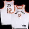 Spurs #12 Darwin Cook 2023-2024 City Edition Twill Jersey