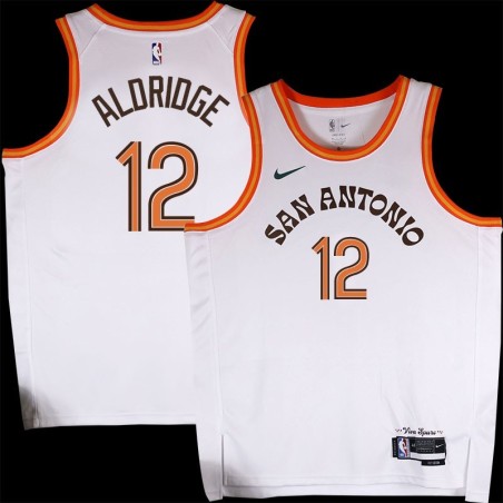 Spurs #12 LaMarcus Aldridge 2023-2024 City Edition Twill Jersey