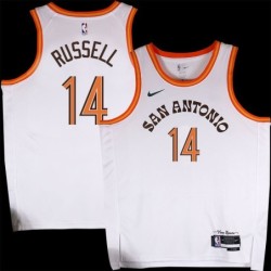 Spurs #14 Rubin Russell 2023-2024 City Edition Twill Jersey