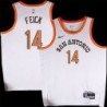 Spurs #14 Jamie Feick 2023-2024 City Edition Twill Jersey