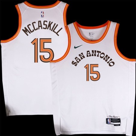 Spurs #15 Amal McCaskill 2023-2024 City Edition Twill Jersey