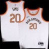 Spurs #20 Scott Sims 2023-2024 City Edition Twill Jersey