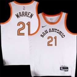 Spurs #21 Bob Warren 2023-2024 City Edition Twill Jersey