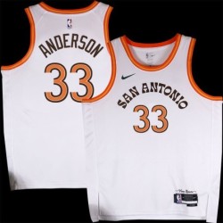 Spurs #33 Greg Anderson 2023-2024 City Edition Twill Jersey