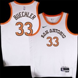 Spurs #33 Jud Buechler 2023-2024 City Edition Twill Jersey