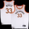 Spurs #33 Ron Mercer 2023-2024 City Edition Twill Jersey