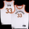 Spurs #33 Boris Diaw 2023-2024 City Edition Twill Jersey