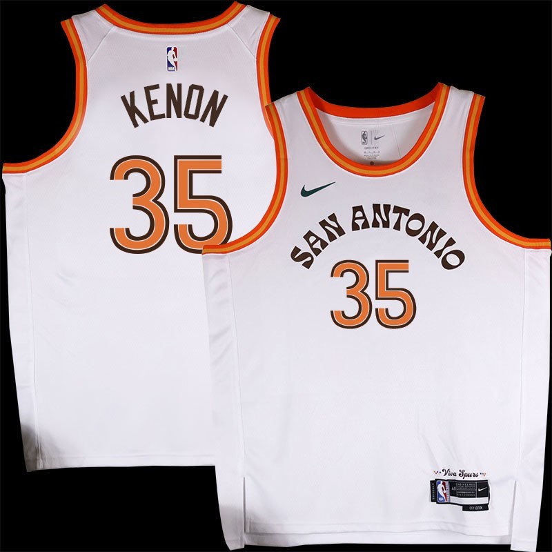 Spurs #35 Larry Kenon 2023-2024 City Edition Twill Jersey