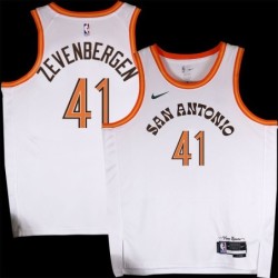 Spurs #41 Phil Zevenbergen 2023-2024 City Edition Twill Jersey