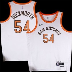 Spurs #54 Kevin Duckworth 2023-2024 City Edition Twill Jersey