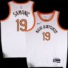 Spurs #19 Luka Samanic 2023-2024 City Edition Twill Jersey