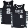 Spurs #2 Larry Smith SATX Black Twill Jersey