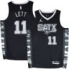 Spurs #11 Clifford Lett SATX Black Twill Jersey