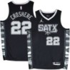 Spurs #22 Austin Croshere SATX Black Twill Jersey