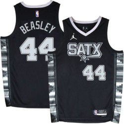 Spurs #44 John Beasley SATX Black Twill Jersey