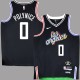 Clippers #0 Olden Polynice 2022 2023 Black City Jersey