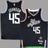 Clippers #45 Keon Johnson 2022 2023 Black City Jersey