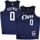 Clippers #0 Olden Polynice 2023 2024 Clips Navy City Jersey