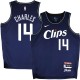 Clippers #14 Ken Charles 2023 2024 Clips Navy City Jersey