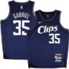 Clippers #35 Wenyen Gabriel 2023 2024 Clips Navy City Jersey