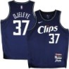 Clippers #37 Semi Ojeleye 2023 2024 Clips Navy City Jersey