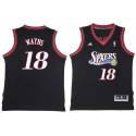 Maalik Wayns Twill Basketball Jersey -76ers #18 Wayns Twill Jerseys, FREE SHIPPING