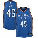 Blue Rich King Twill Basketball Jersey -Thunder #45 King Twill Jerseys, FREE SHIPPING