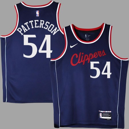 Clippers #54 Patrick Patterson 2025 Navy Jersey