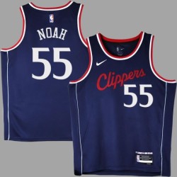 Clippers #55 Joakim Noah 2025 Navy Jersey