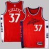 Clippers #37 Semi Ojeleye 2025 Red Jersey