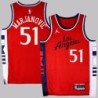 Clippers #51 Boban Marjanovic 2025 Red Jersey