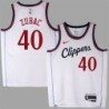 Clippers #40 Ivica Zubac 2025 White Jersey