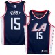 Clippers #15 Henry Bibby LA Navy Jersey