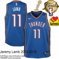 Jeremy Lamb OKC Thunder 2025 Finals Champions Jersey #11